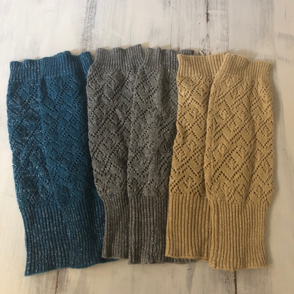 3 sets of Leg Warmers